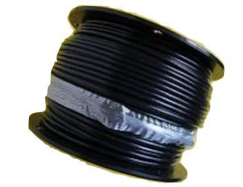 Black NYLON Coated Galvanized Cable, 1/8 - 3/16, 7x19, 250 ft reel for Fitness Machines Black NYLON Coated Galvanized Cable, 1/8 - 3/16, 7x19, 250 ft reel for Fitness Machines