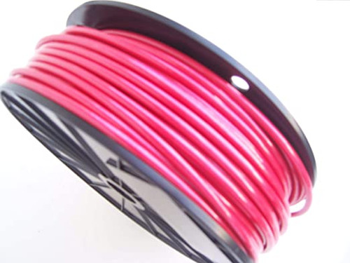 RED Vinyl Coated Cable, 3/16" - 1/4", 7x19, 100 ft Reel