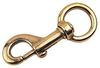 Solid Bronze Swivel Snap Hook, 3/4" X 3-1/4"