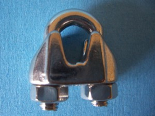 Stainless Steel Malleable Wire Rope Clip 1/8" Stainless Steel Malleable Wire Rope Clip 1/8"