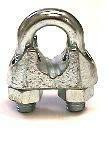 Malleable Wire Rope Clip 1/4", 500 pieces