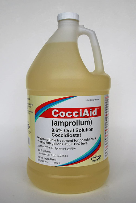 Aurora CocciAid 9.6% Liquid Concentrate, Generic for Corid,  Amprolium, 1 Gallon