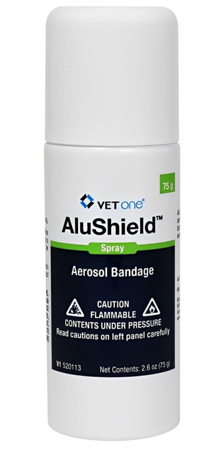 Aerosol VetOne Alushield Bandage Pet Wound Care 75g.-L8
