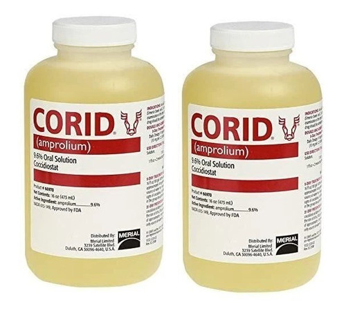 Corid 9.6% Oral Solution 16oz  2 Pack