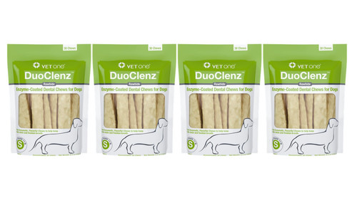 VetOne DuoClenz Enzyme Coated Dental Chews Small - 4 Pack (120 count)