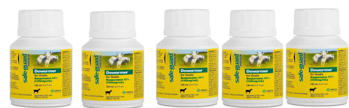 Merck Goat Dewormer 125 mL 5 Pack