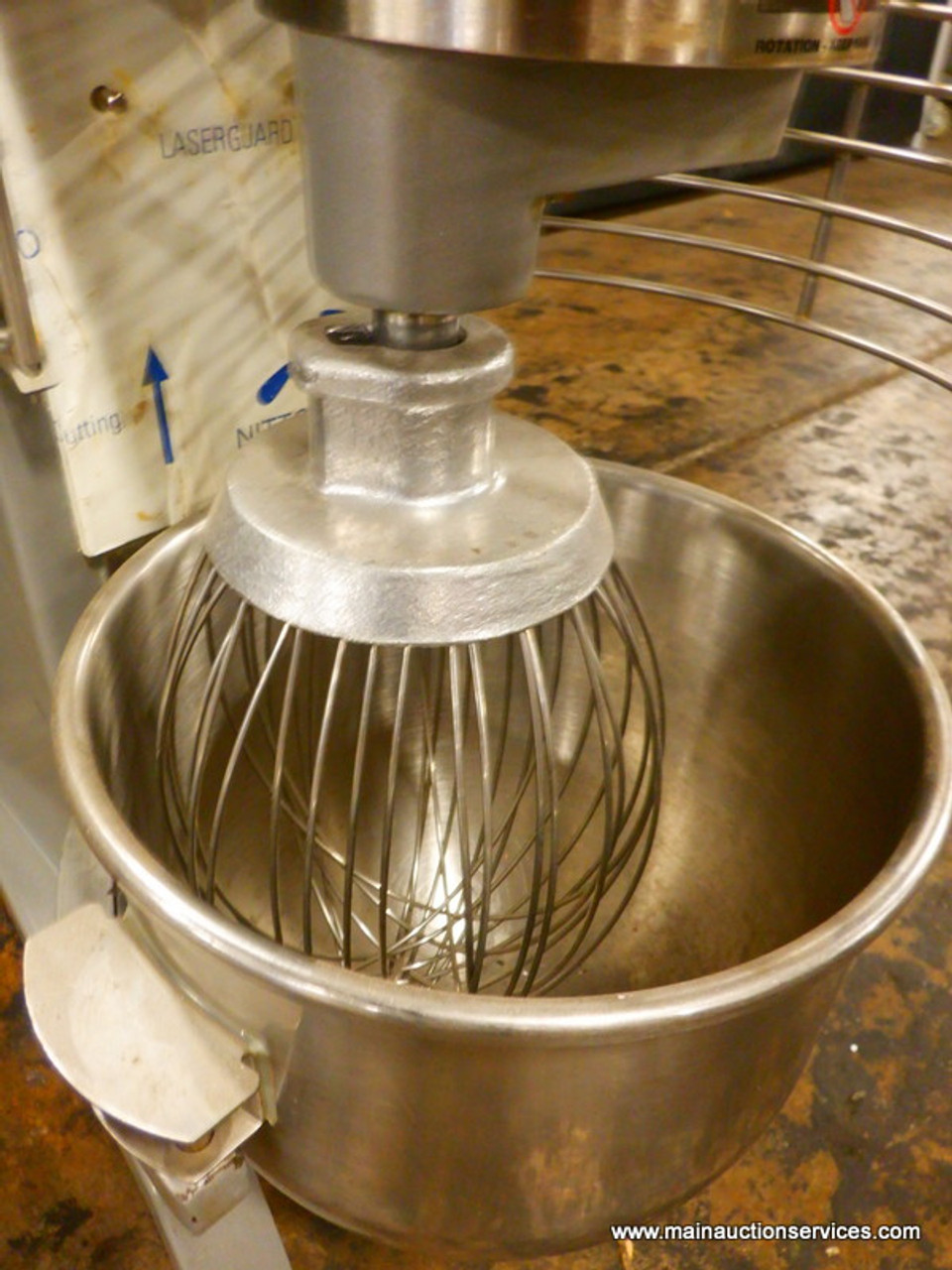 食器 UNIVEX 20 QT DOUGH MIXER WITH BOWL, GUARD, 1 ATTACHMENT