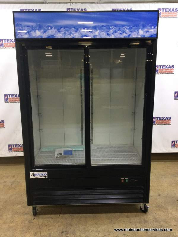 AVANTCO 52 2 SLIDING DOOR REFRIGERATOR