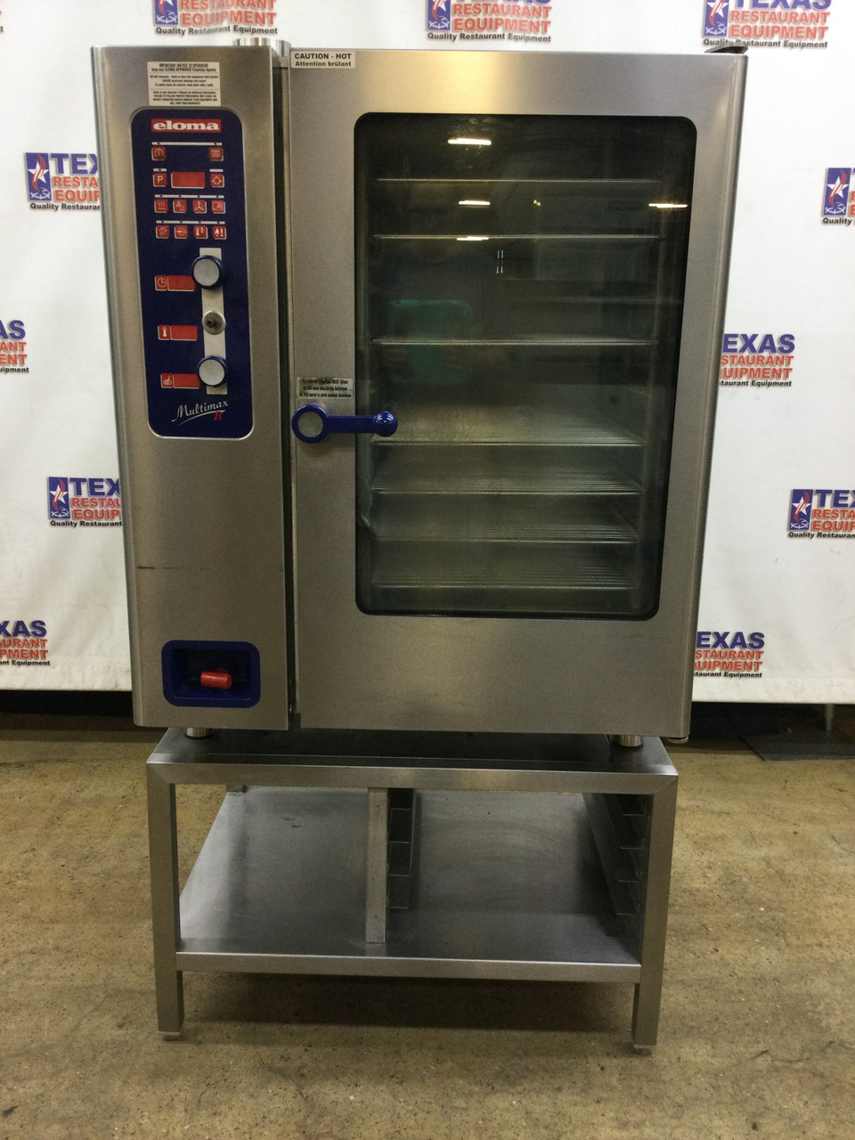 Eloma Gas Combi Steamer Oven W/Stand