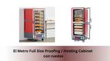 El Metro Full Size Proofing / Holding Cabinet con ruedas (casters)