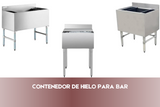 CONTENEDOR DE HIELO PARA BAR