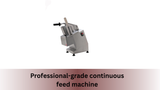 Professional-grade continuous feed machine