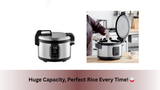 Huge Capacity, Perfect Rice Every Time! ?