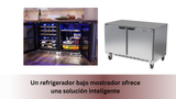 Un refrigerador bajo mostrador ofrece una solución inteligente