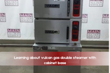 Learning about vulcan gas double steamer with cabinet base 