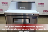 "Por qué los sistemas de filtración de agua son esenciales para las cocinas comerciales y el equipo de restaurante"