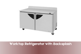  Worktop Refrigerator with Backsplash