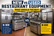 New vs Used Restaurant Equipment: What Should You Really Buy?