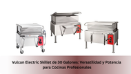 Vulcan Electric Skillet de 30 Galones: Versatilidad y Potencia para Cocinas Profesionales