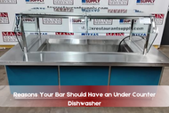 Why Your Bar Needs an Under-Counter Dishwasher