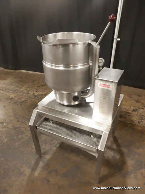 GROEN ELECTRIC 10 QT TILT KETTLE NO WARRANTY MANUFACTURER