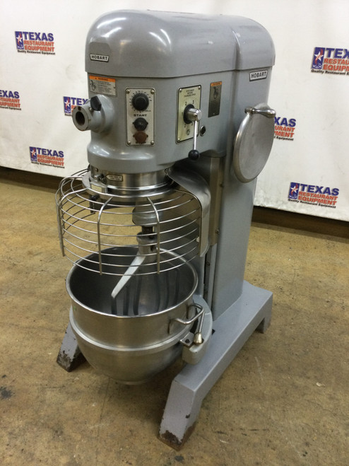 Hobart 60 Qt Dough Mixer with Bowl, Guard, and one Attachment, available in Fort Worth.