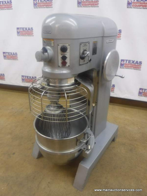 HOBART 60 QTS DOUGH MIXER WITH BOWL, GUARD & 1 ATTACHMENT