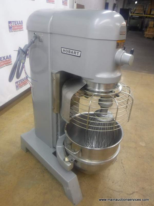 HOBART 60 QTS DOUGH MIXER WITH BOWL, GUARD & 1 ATTACHMENT