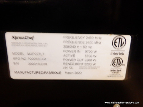 XTRESS CHEF COUNTERTOP CONVECTION/MICROWAVE OVEN