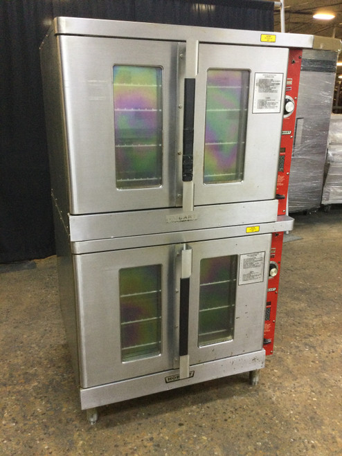 Hobart Gas Double Stack Convection Oven.
