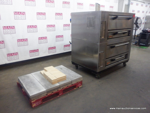 Marsal 65.5" Gas Commercial Double Deck Pizza Oven