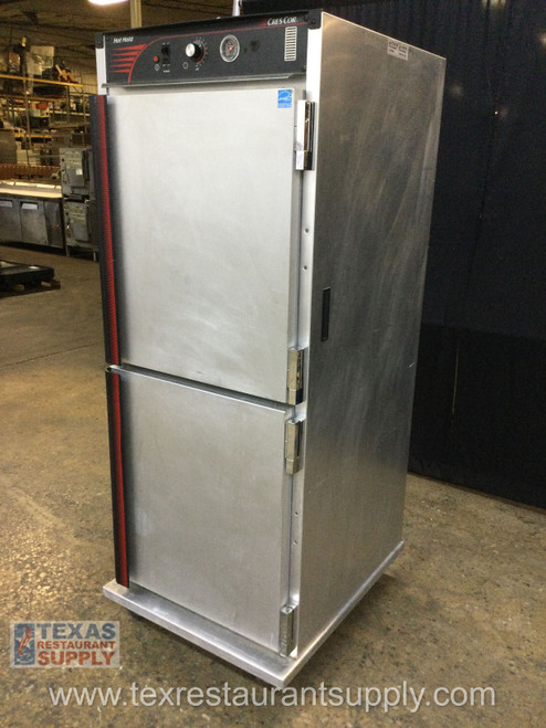 Cres Cor Two Half Door Holding Cabinet With Caster