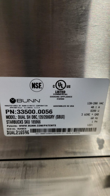 Nice! Bunn Dual Coffee Brewer W/ Soft Heat Serving Stand MF 2021