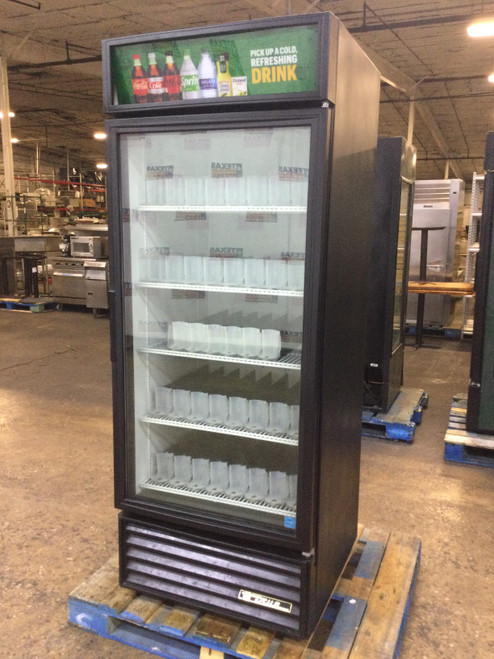 True 30” 1 Glass Door Refrigerator Merchandiser
