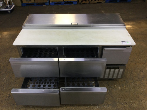 Continental 68” 4 Drawers Pizza Prep Table