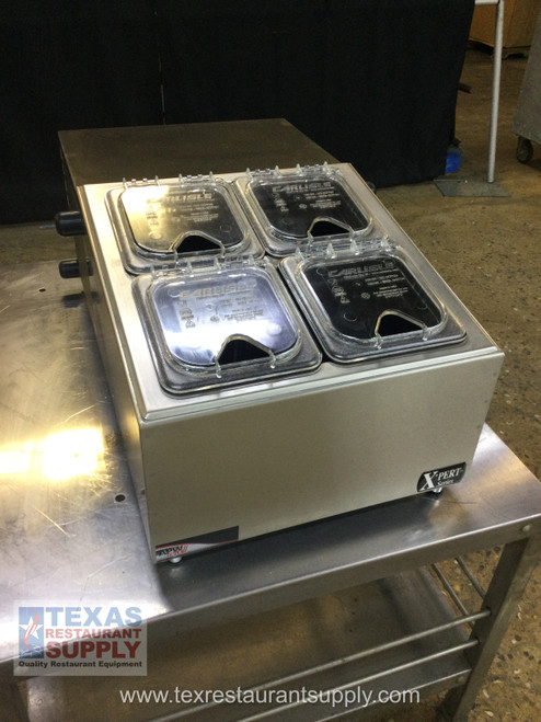 New! APW Wyott 15” Countertop Refrigerated Prep Rail.