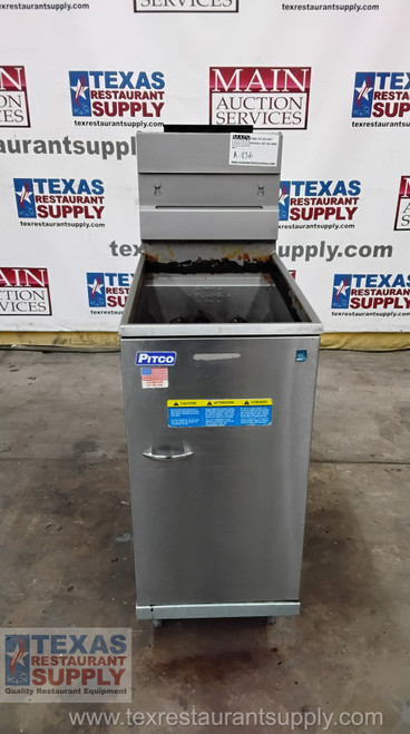 Pitco 35CT+ 35 Lbs Gas Stainless Steel Fryer Manufactured in 2021