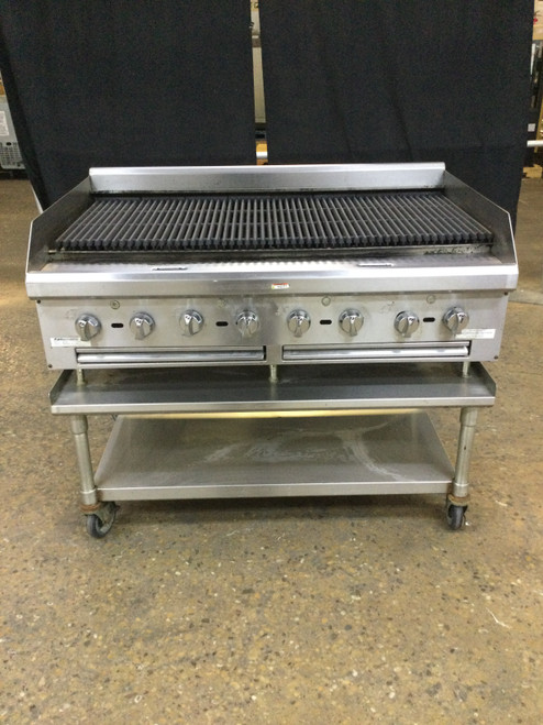 Southbend 48” Gas Countertop Charbroiler With Stand