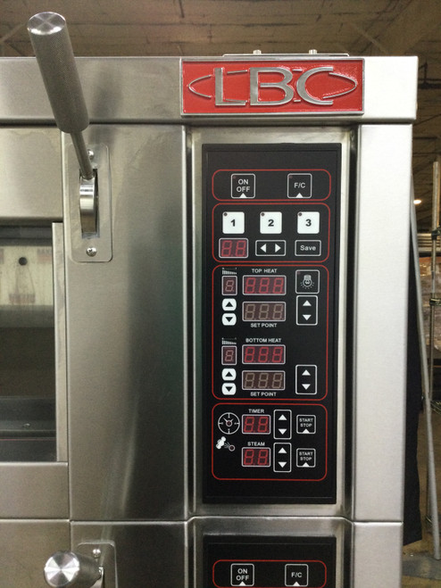 Like New! LBC Bakery Electric Four  Deck Bake Oven With Caster