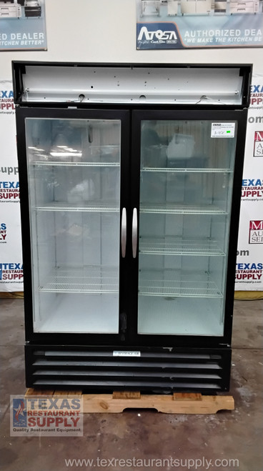Beverage Air MMFR49HC-1-A-BW 2 Glass Doors Cooler Freezer Combo
