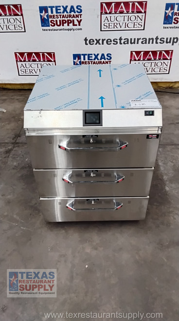 Hatco HDWTC-3 Freestanding 3 Drawer Warmer