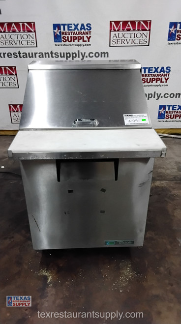 True TSSU-27-12M-B-HC One Door Refrigerated Mega Top Sandwich Prep Table