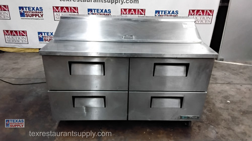 True TSSU-60-16D-4-HC 60" Refrigerated Sandwich Prep Table with 4 Drawers