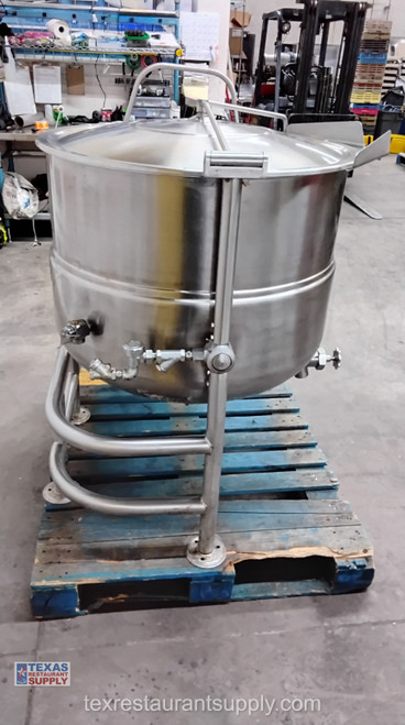 Cleveland KDL-80-T 80 Gallons Direct Steam Tilting Kettle