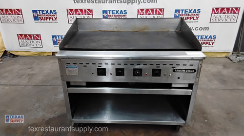 Rankin-Delux RD65-48-SAEC 48" Gas Thermostatic Griddle with built stand