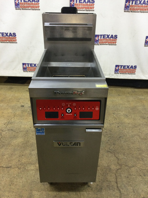 Vulcan 15”1/2 Gas 50 lb Deep Fryer With Caster.