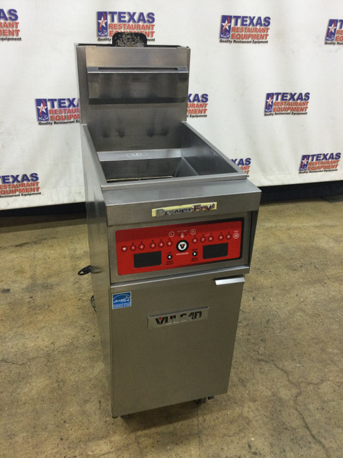 Nice! Vulcan 15”1/2 Gas 50 lb Deep Fryer W/ Caster