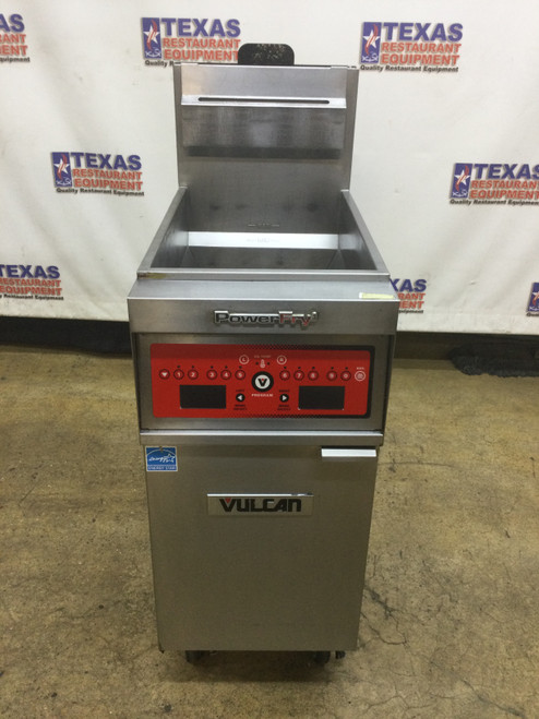 Nice! Vulcan 15”1/2 Gas 50 Lb Deep Fryer W/Caster