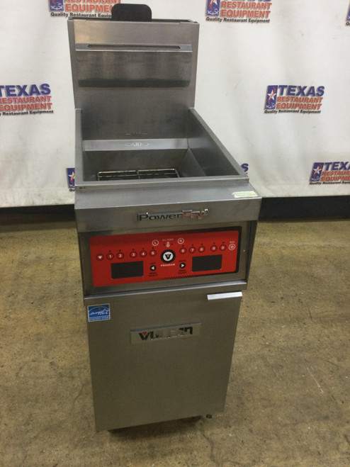 Nice! Vulcan 15”1/2 Gas 50Lb Deep Fryer With Caster