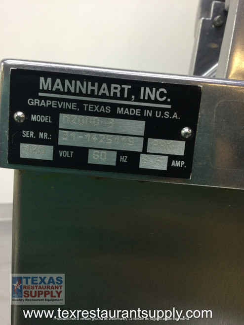 New! Mannhart Commercial Food Processor With 1Att